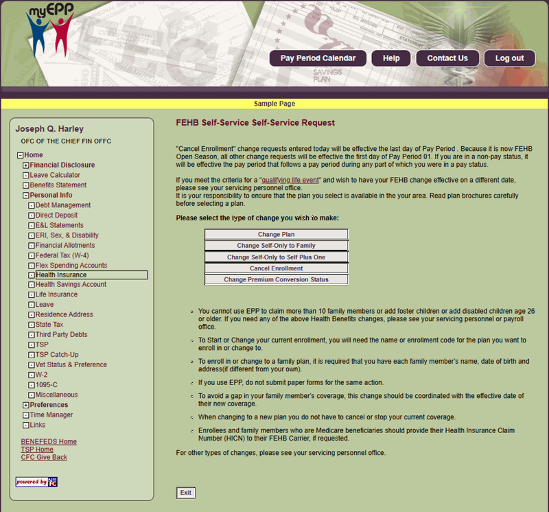 Health Insurance Self Service